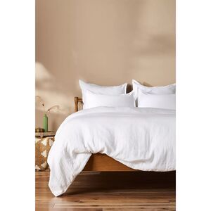 New Anthropologie Washed Linen Size Queen Sheet Set